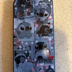 SHEIN Lilo and Stitch Phone Case - Blue and Gray